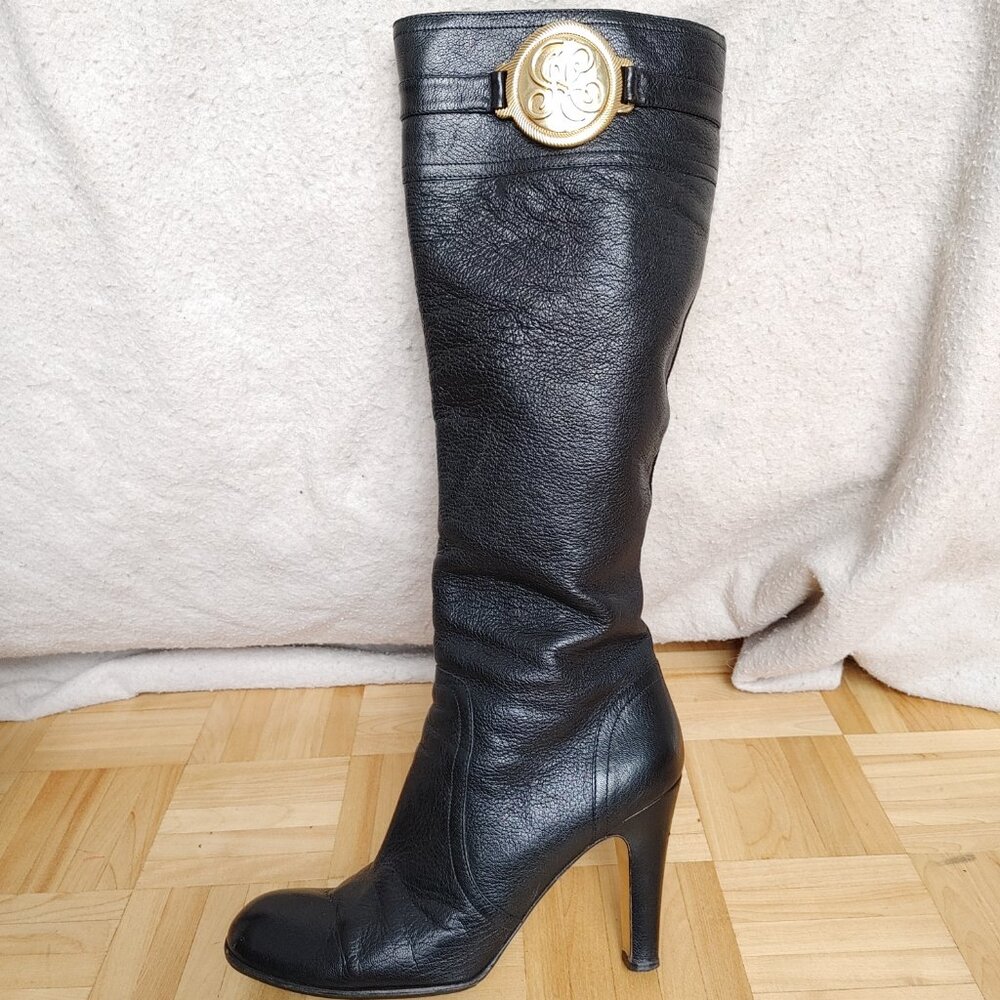 💯% Real Leather Knee High Boots - Luxurios - Picture 2 of 16